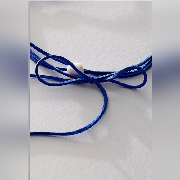 NEW Free People Grapejuice Blues Choker, Blue - $38!! - Picture 4 of 11